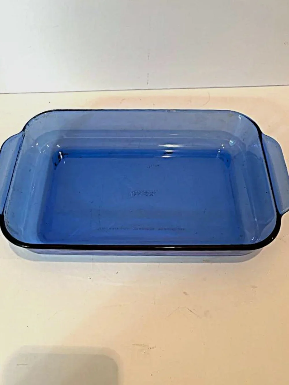 Vintage Pyrex Cobalt Blue #232 Glass Baking Dish 2.2 Qt,11